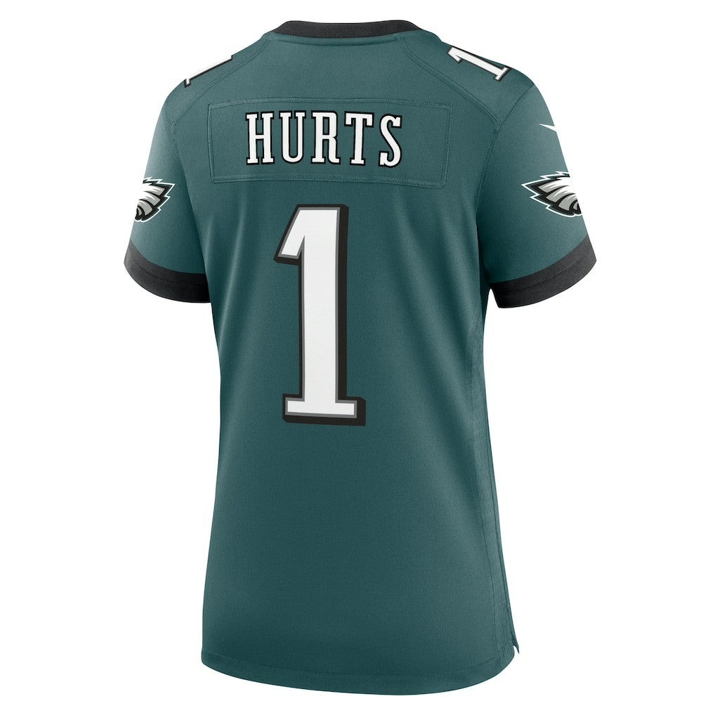 Jalen Hurts Philadelphia Eagles Women's Team Game Jersey - Midnight Green