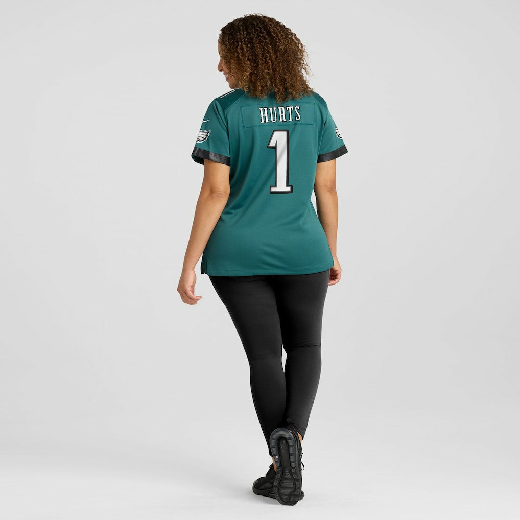 Jalen Hurts Philadelphia Eagles Women's Team Game Jersey - Midnight Green