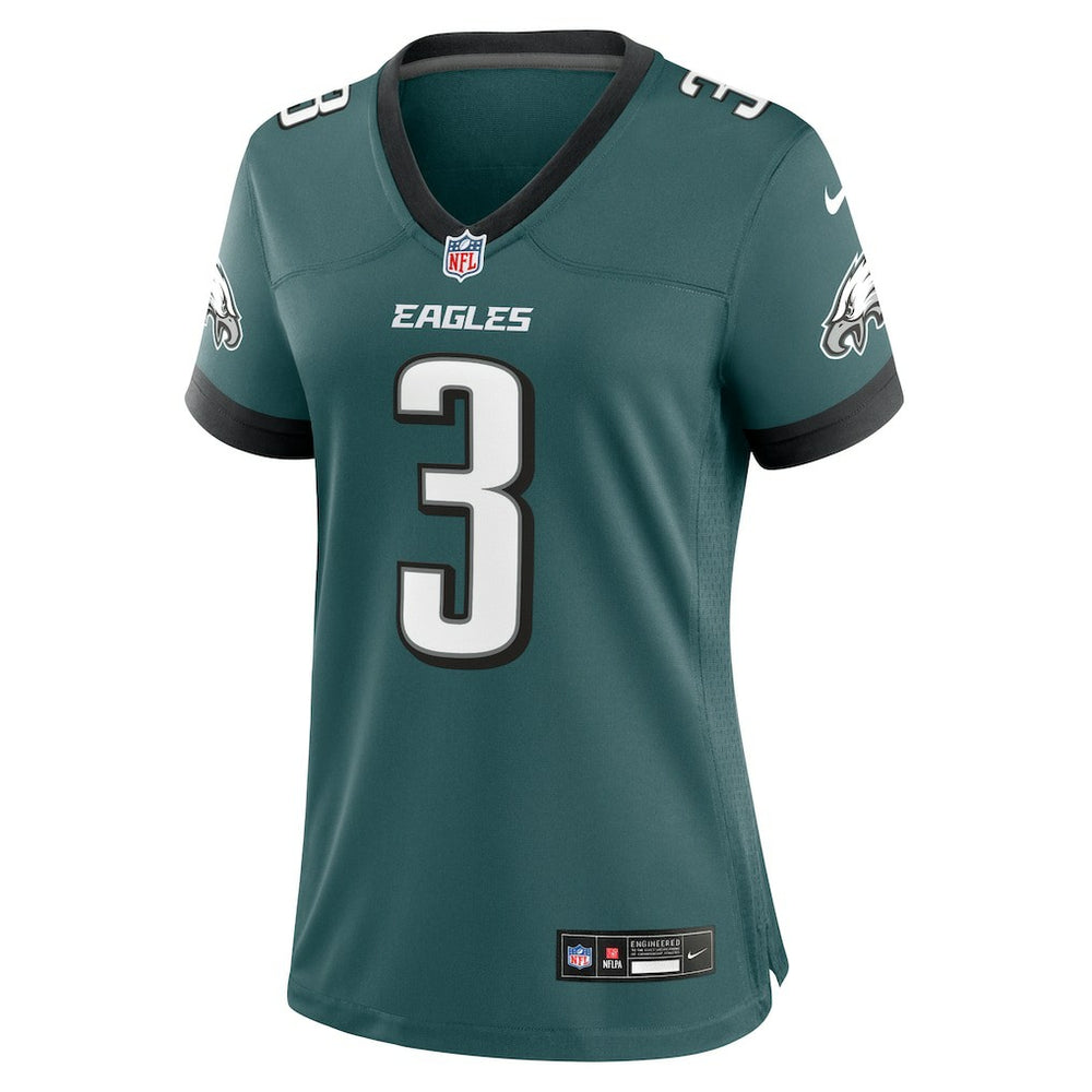 Nolan Smith Philadelphia Eagles Women's Team Game Jersey - Midnight Green