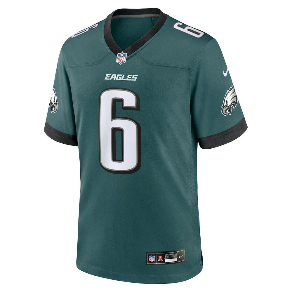 DeVonta Smith Philadelphia Eagles Team Game Jersey - Midnight Green