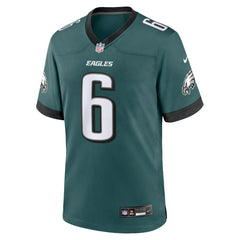 DeVonta Smith Philadelphia Eagles Team Game Jersey - Midnight Green