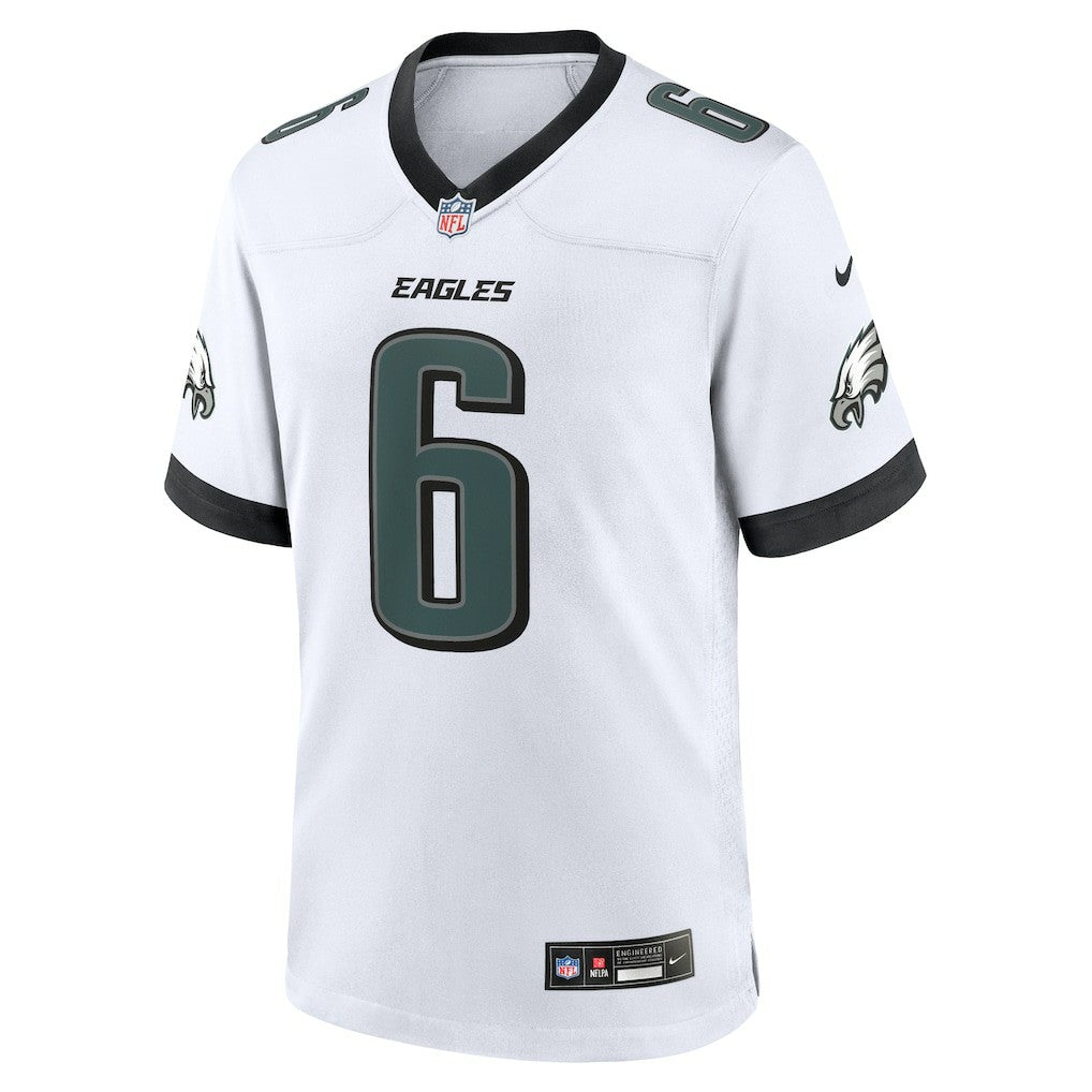 DeVonta Smith Philadelphia Eagles White Game Jersey - White