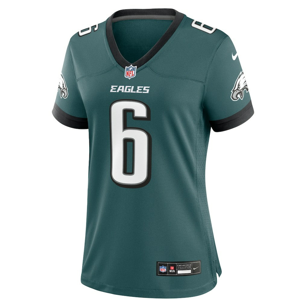 DeVonta Smith Philadelphia Eagles Women's Team Game Jersey - Midnight Green