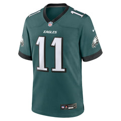 A.J. Brown Philadelphia Eagles Team Game Jersey - Midnight Green