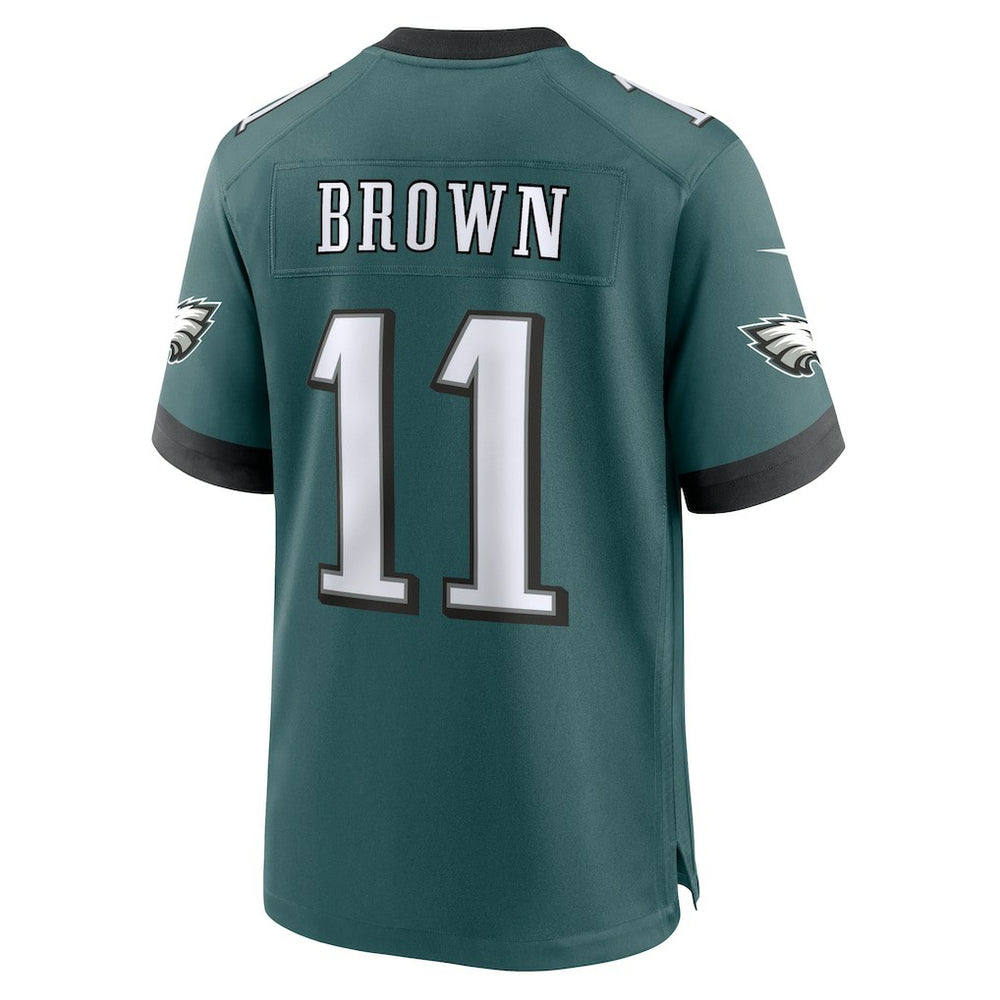 A.J. Brown Philadelphia Eagles Team Game Jersey - Midnight Green