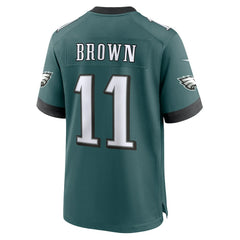 A.J. Brown Philadelphia Eagles Team Game Jersey - Midnight Green
