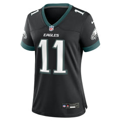 A.J. Brown Philadelphia Eagles Women's Alternate Game Jersey - Black