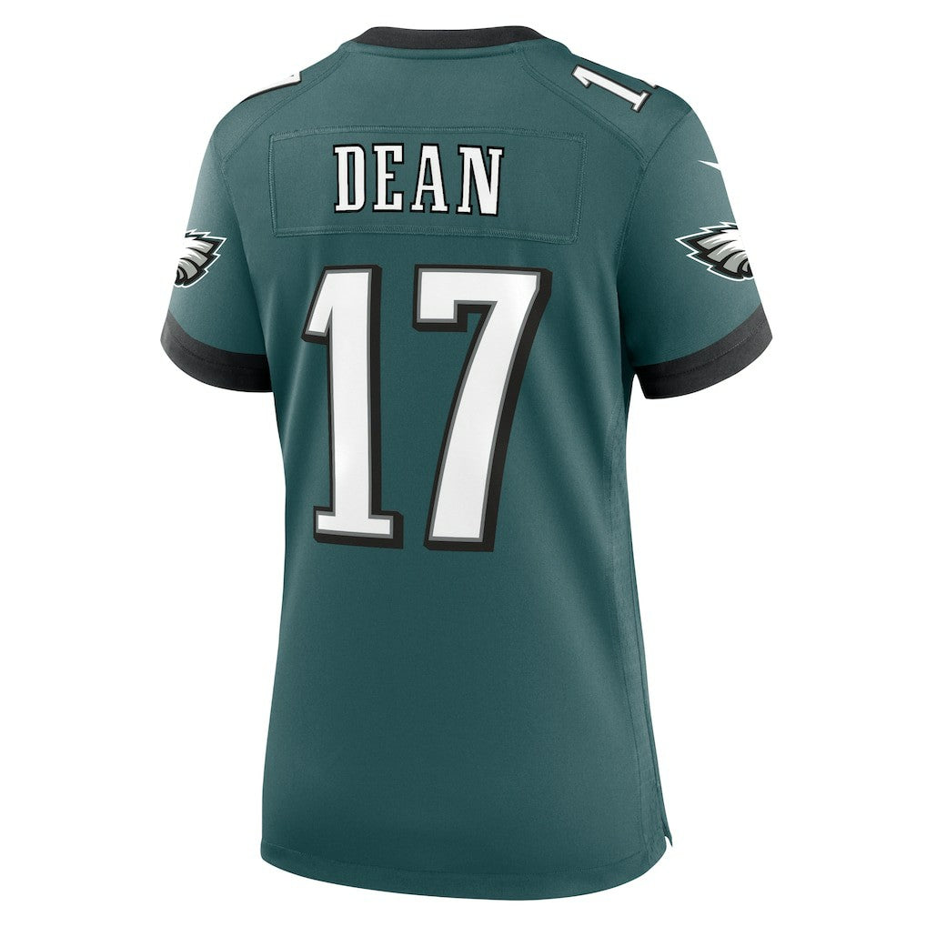 Nakobe Dean Philadelphia Eagles Women's Team Game Jersey - Midnight Green
