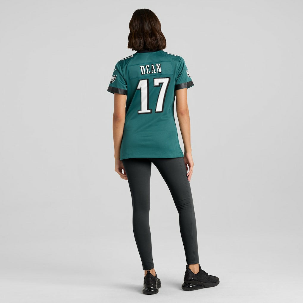 Nakobe Dean Philadelphia Eagles Women's Team Game Jersey - Midnight Green