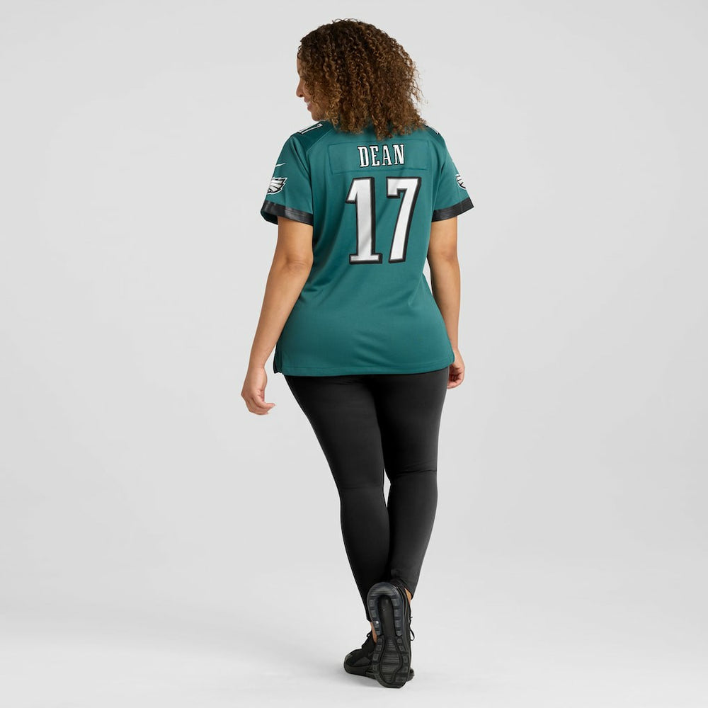 Nakobe Dean Philadelphia Eagles Women's Team Game Jersey - Midnight Green