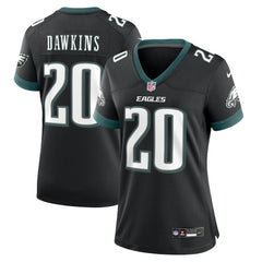 Brian Dawkins Philadelphia Eagles Women's Alternate Game Jersey - Black