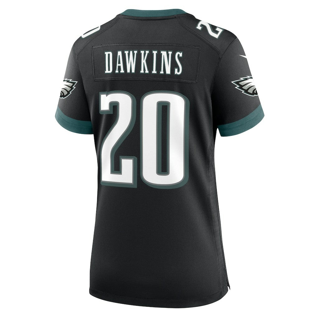 Brian Dawkins Philadelphia Eagles Women's Alternate Game Jersey - Black