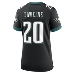 Brian Dawkins Philadelphia Eagles Women's Alternate Game Jersey - Black