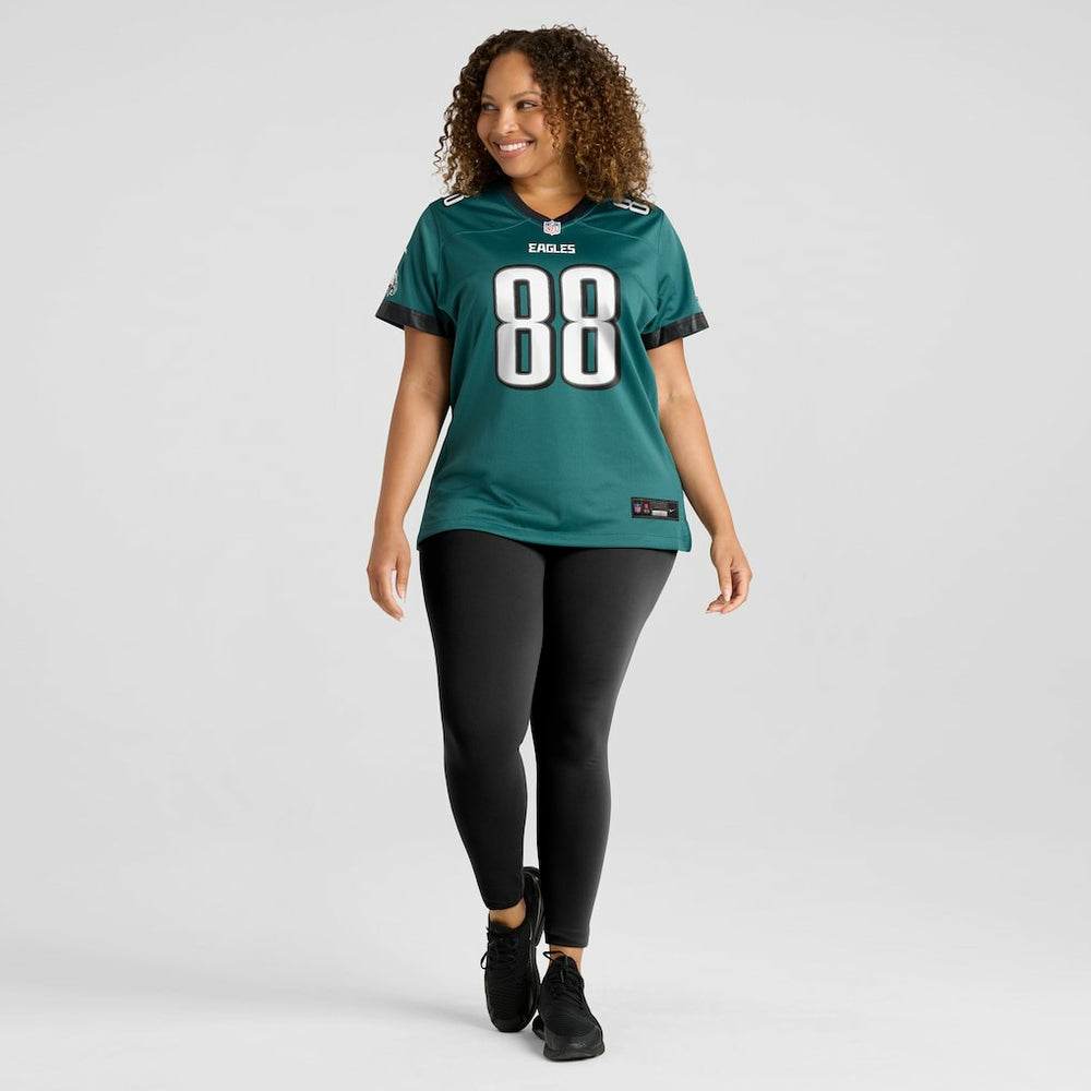 Dallas Goedert Philadelphia Eagles Women's Team Game Jersey - Midnight Green
