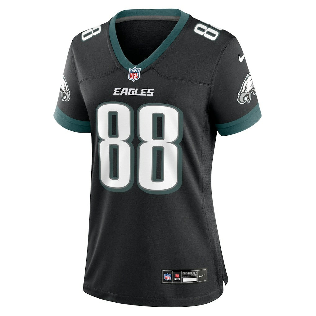 Dallas Goedert Philadelphia Eagles Women's Alternate Game Jersey - Black