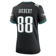 Dallas Goedert Philadelphia Eagles Women's Alternate Game Jersey - Black
