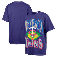 Minnesota Twins Women's Flashing Lights Boyfriend T-Shirt Navy | 47 brand