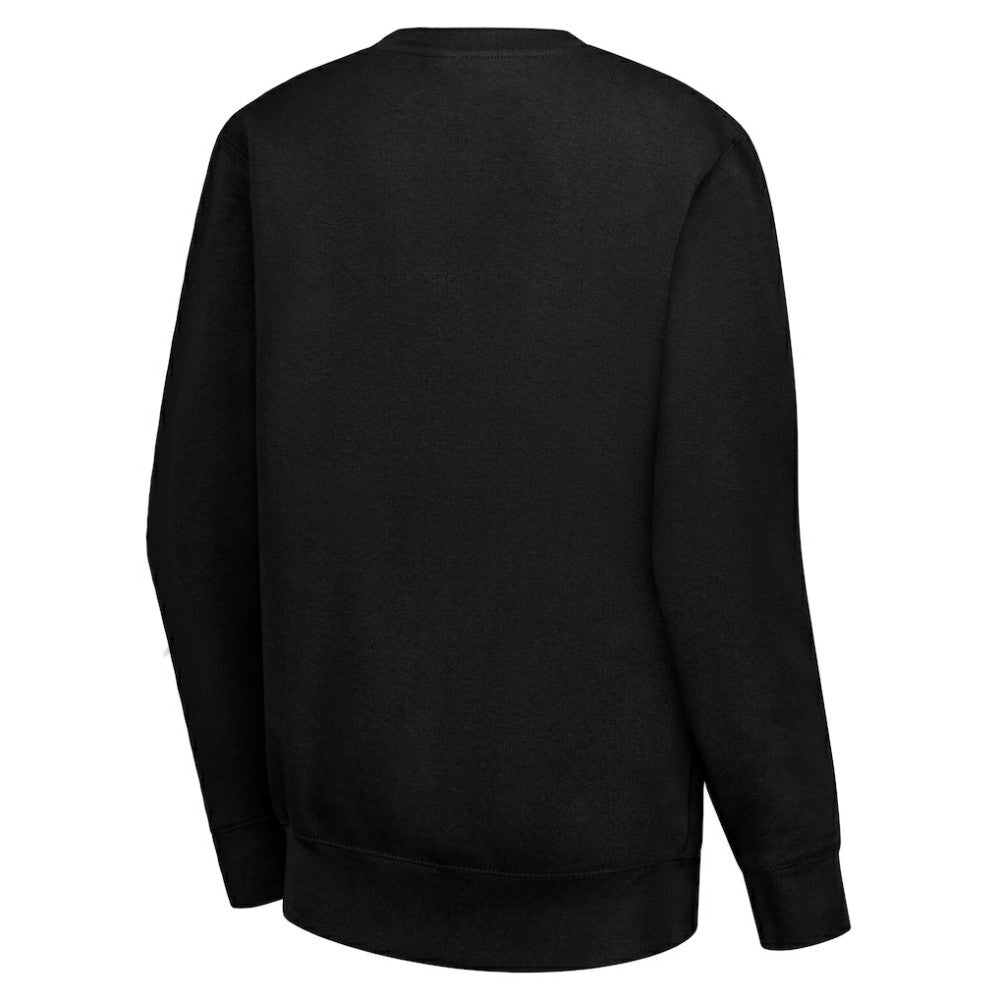 San Jose Sharks G-III 4Her by Carl Banks Women's Filigree Team Graphic Fleece Pullover Sweatshirt Black