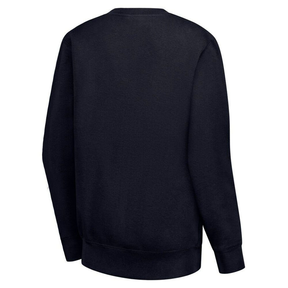 Winnipeg Jets G-III 4Her by Carl Banks Women's Filigree Team Graphic Fleece Pullover Sweatshirt Navy