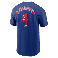 Pete Crow-Armstrong Chicago Cubs Fuse Name & Number T-Shirt Royal | Nike