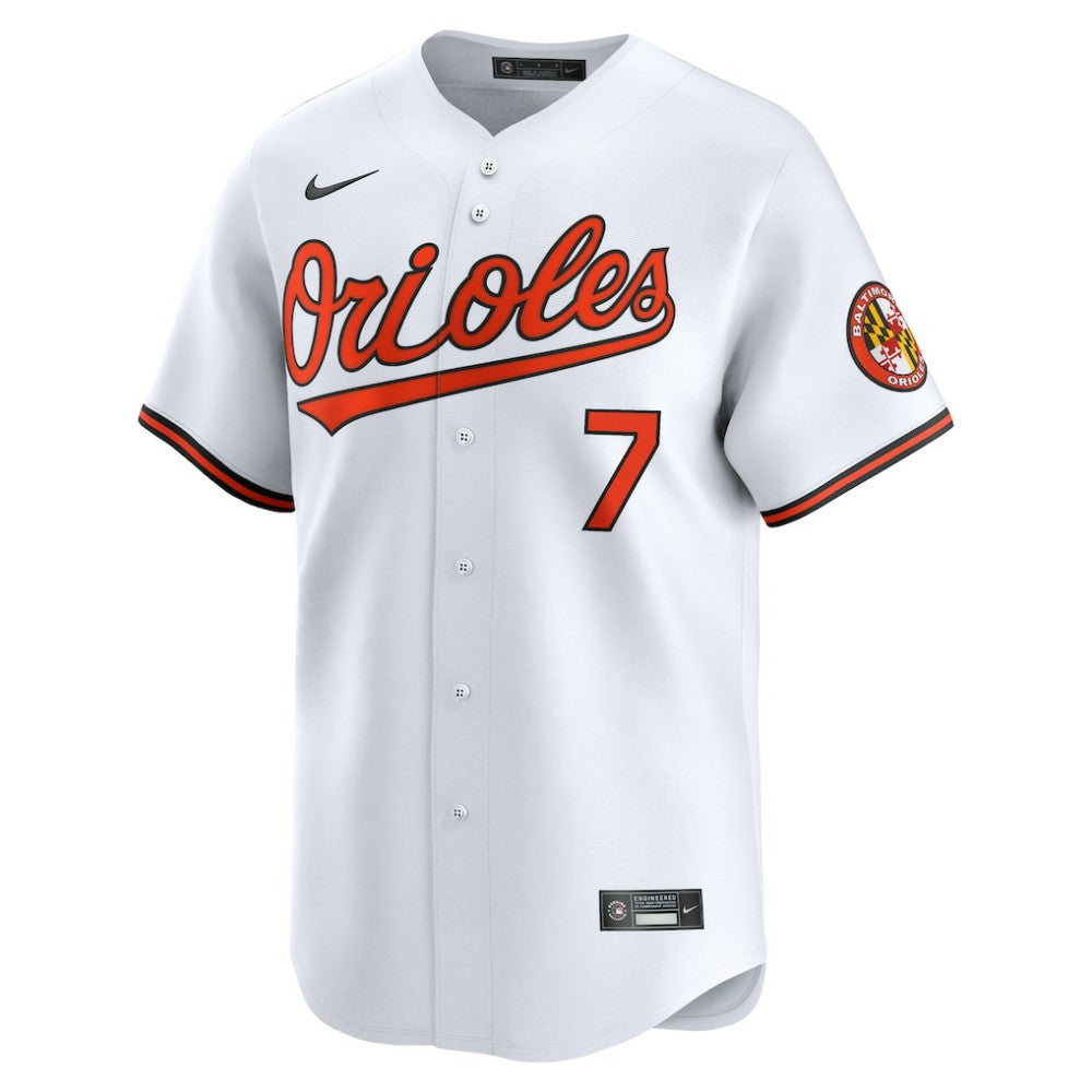 Jackson Holliday Baltimore Orioles Home Limited Player Jersey White | Nike