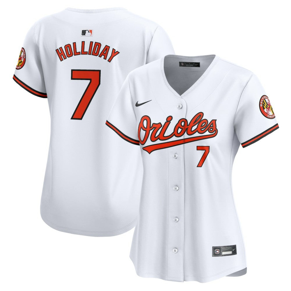 Jackson Holliday Baltimore Orioles Women's Home Limited Player Jersey White | Nike