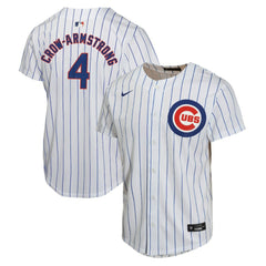 Pete Crow-Armstrong Chicago Cubs Youth Home Game Player Jersey White | Nike