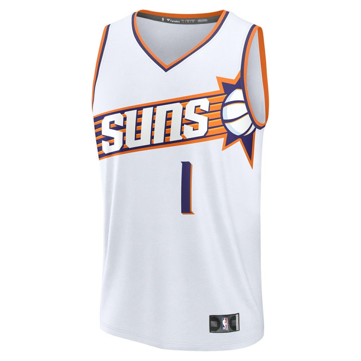 Devin Booker Phoenix Suns Youth Fast Break Replica Player Jersey - Association Edition - White