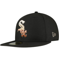 Chicago White Sox Dune Gradient Side Patch 59FIFTY Fitted Hat Black | New Era