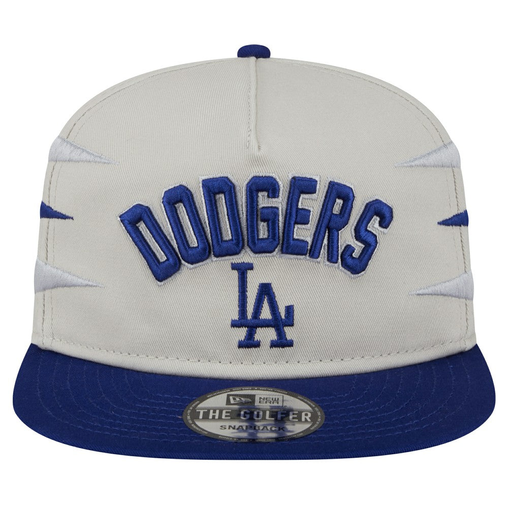 Los Angeles Dodgers Iron Golfer Snapback Hat Cream | New Era