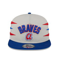 Atlanta Braves Iron Golfer Snapback Hat Cream | New Era