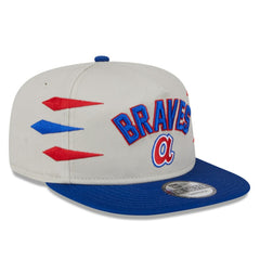 Atlanta Braves Iron Golfer Snapback Hat Cream | New Era