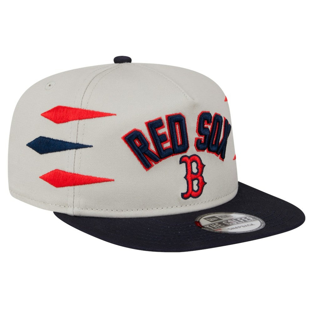 Boston Red Sox Iron Golfer Snapback Hat Cream | New Era