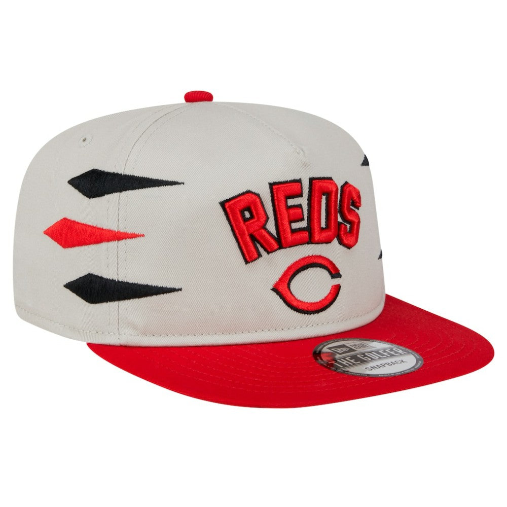 Cincinnati Reds Iron Golfer Snapback Hat Cream | New Era