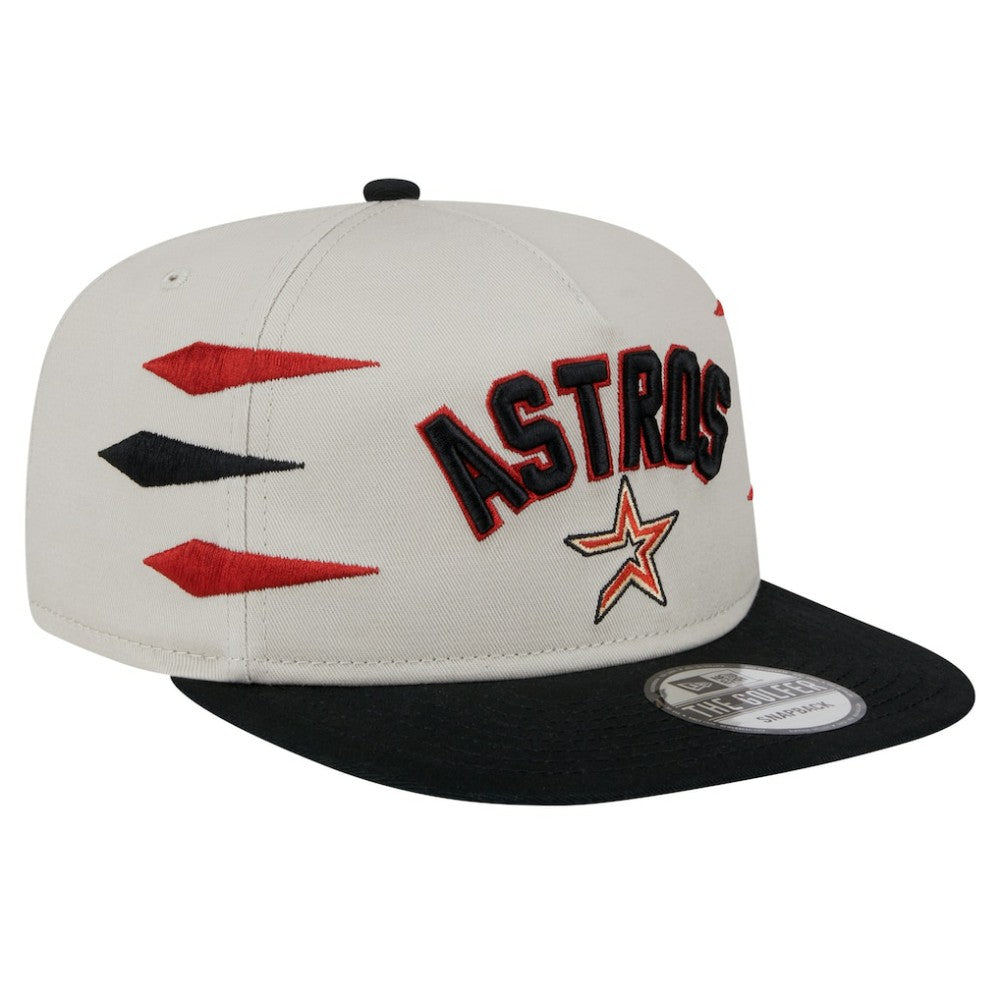 Houston Astros Iron Golfer Snapback Hat Cream | New Era