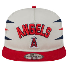 Los Angeles Angels Iron Golfer Snapback Hat Cream | New Era