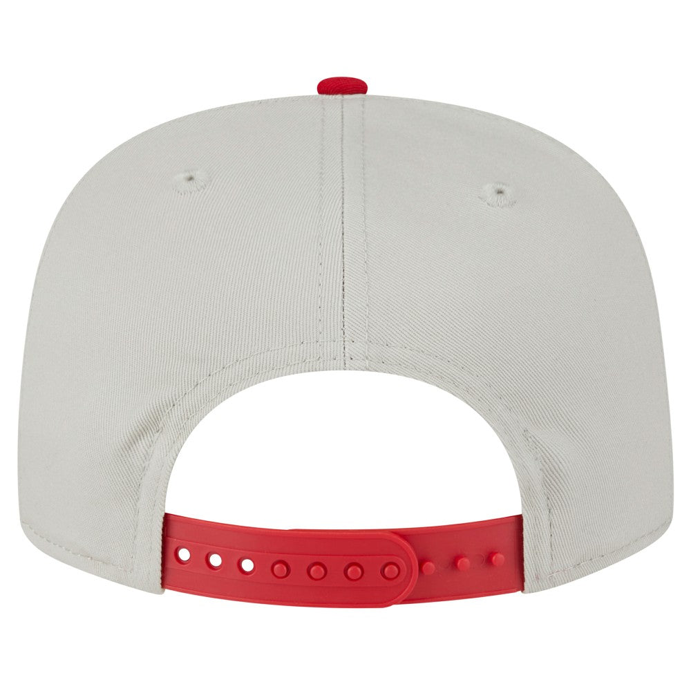 Los Angeles Angels Iron Golfer Snapback Hat Cream | New Era