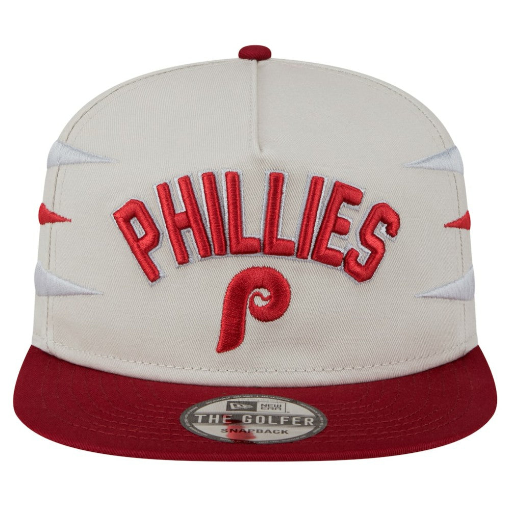 Philadelphia Phillies Iron Golfer Snapback Hat Cream | New Era