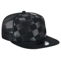Chicago Cubs Score Check 9FIFTY A-Frame Trucker Snapback Hat Black | New Era