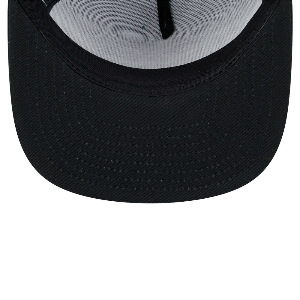 Chicago Cubs Score Check 9FIFTY A-Frame Trucker Snapback Hat Black | New Era