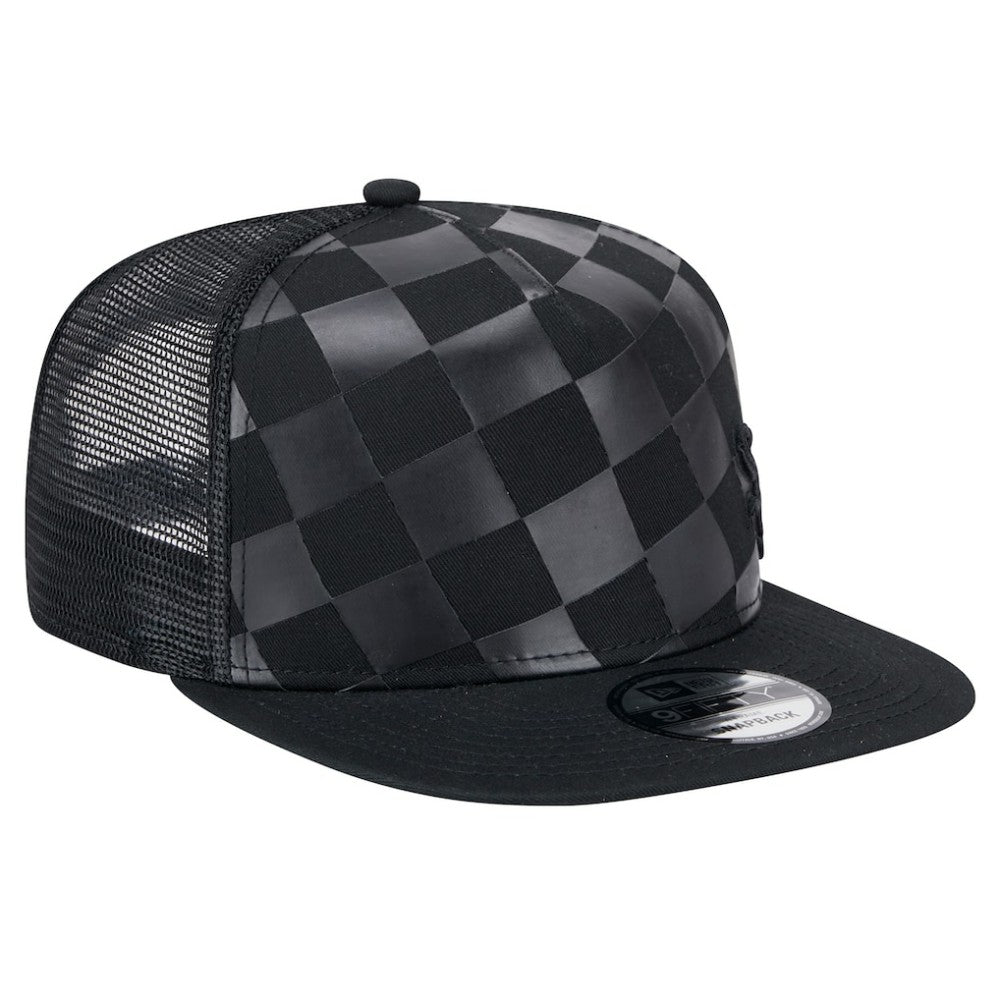 Chicago White Sox Score Check 9FIFTY A-Frame Trucker Snapback Hat Black | New Era