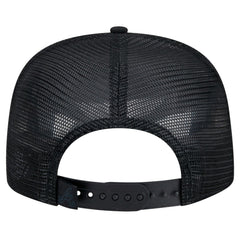 Atlanta Braves Score Check A-Frame Trucker 9FIFTY Snapback Hat Black | New Era