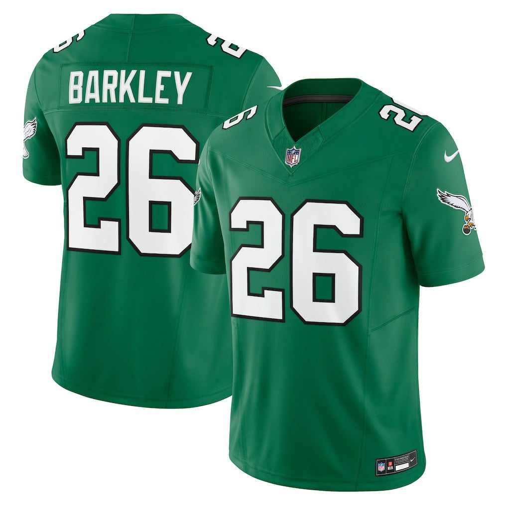 Saquon Barkley Philadelphia Eagles Alternate Vapor F.U.S.E. Limited Jersey - Kelly Green