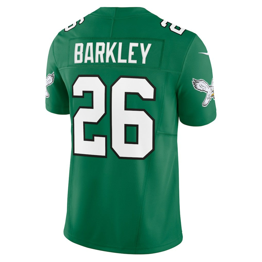 Saquon Barkley Philadelphia Eagles Alternate Vapor F.U.S.E. Limited Jersey - Kelly Green