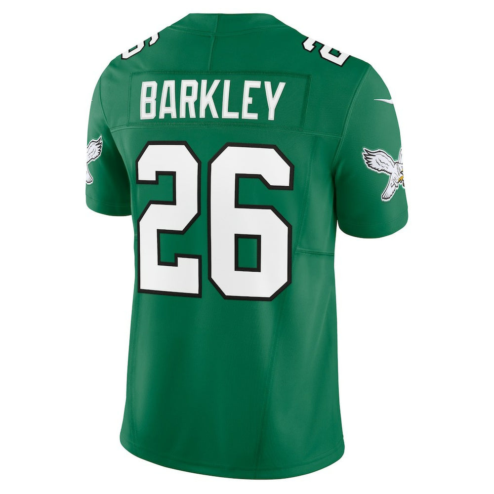 Saquon Barkley Philadelphia Eagles Alternate Vapor F.U.S.E. Limited Jersey - Kelly Green