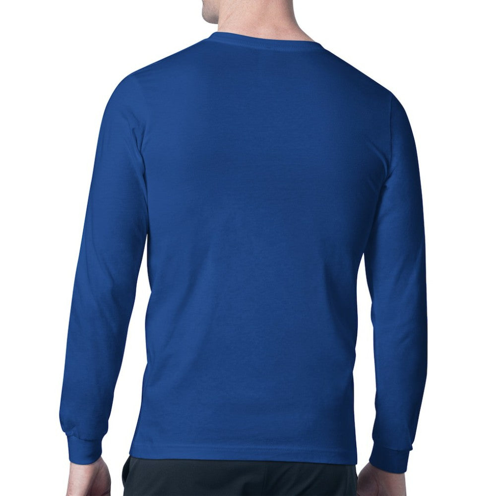 Edmonton Oilers Starter Player Grid Long Sleeve T-Shirt Royal
