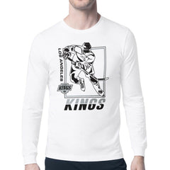 Los Angeles Kings Starter Player Grid Long Sleeve T-Shirt White