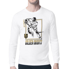 Vegas Golden Knights Starter Player Grid Long Sleeve T-Shirt White