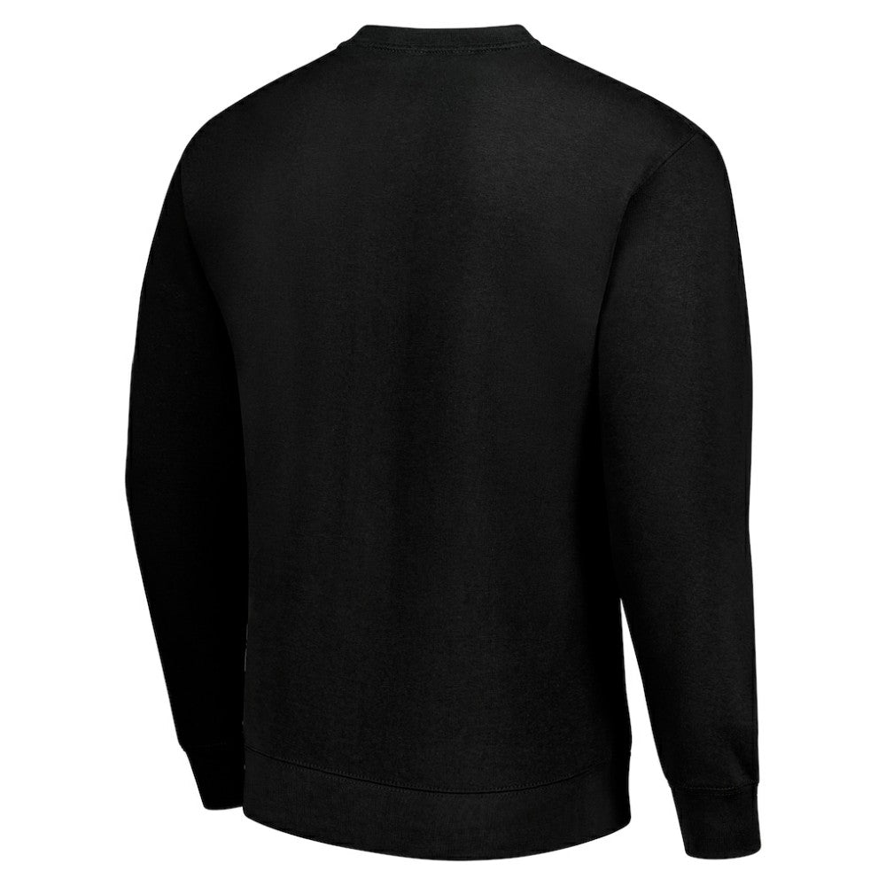 Anaheim Ducks Starter Player Grid Fleece Pullover Sweatshirt Black