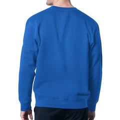 Edmonton Oilers Starter Player Grid Fleece Pullover Sweatshirt Royal